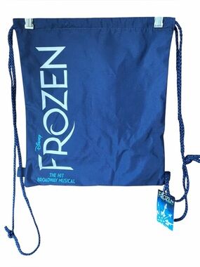 Disney Frozen Navy and Light Blue Drawstring Backpack